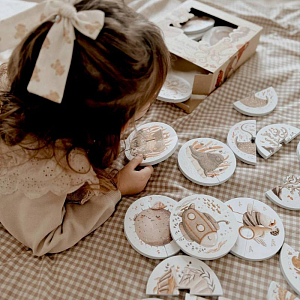 Пазлы плавающие Mrs. Ertha "Bath Buds", 20 шт, мир океана